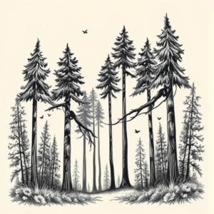 Chicano Forest Tattoo