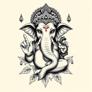 Chicano Ganesha Tattoo