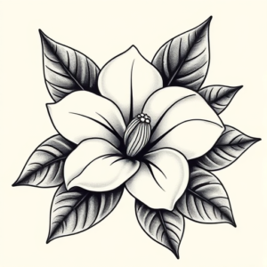 Chicano Gardenia Tattoo