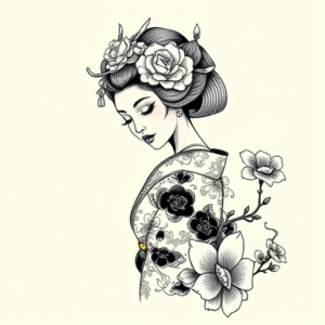 Chicano Geisha Tattoo