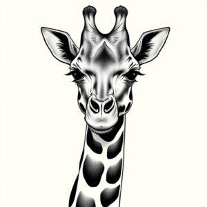 Chicano Giraffe Tattoo