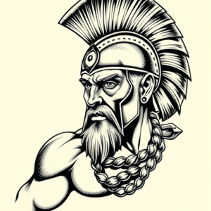 Chicano Gladiator Tattoo