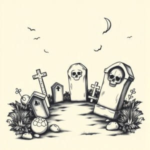 Chicano Graveyard Tattoo