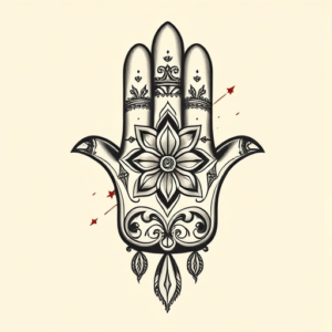 Chicano Hamsa Tattoo