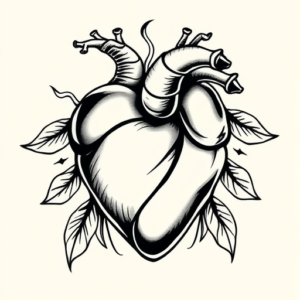 Chicano Heart Tattoo