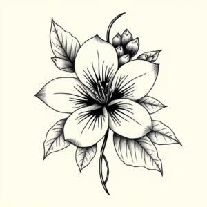 Chicano Honeysuckle Tattoo