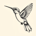 Chicano Hummingbird Tattoo
