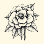 Chicano Hydrangea Tattoo