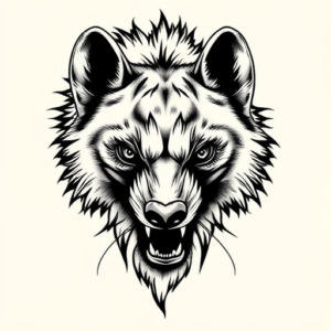 Chicano Hyena Tattoo