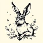 Chicano Jackalope Tattoo