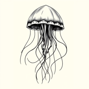 Chicano Jellyfish Tattoo