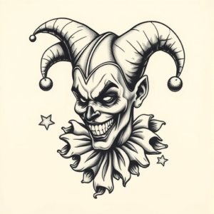 Chicano Jester Tattoo