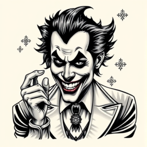 Chicano Joker Tattoo