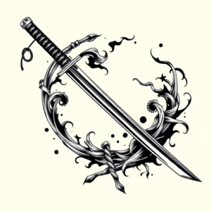 Chicano Katana Tattoo