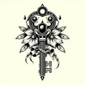 Chicano Key Tattoo