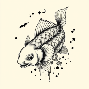 Chicano Koi Tattoo