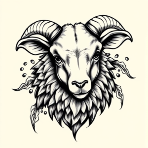 Chicano Lamb Tattoo