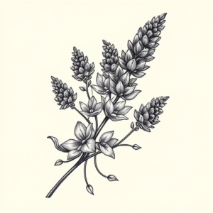 Chicano Lavender Tattoo