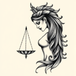 Chicano Libra Tattoo