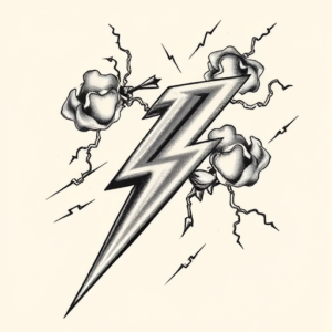 Chicano Lightning Tattoo