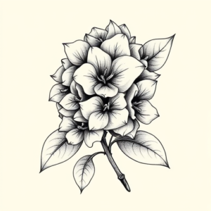 Chicano Lilac Tattoo