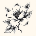 Chicano Magnolia Tattoo