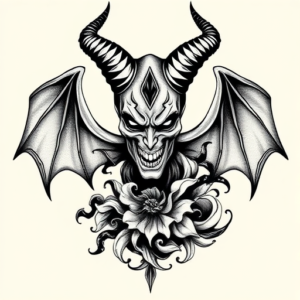 Chicano Maleficent Tattoo