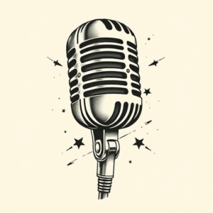 Chicano Microphone Tattoo