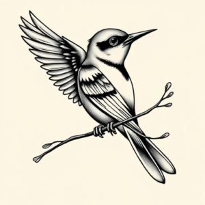 Chicano Mockingbird Tattoo