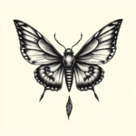 Chicano Moth Tattoo