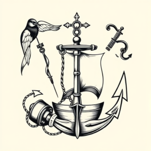 Chicano Nautical Tattoo