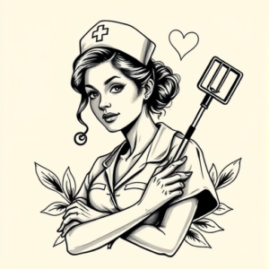 Chicano Nurse Tattoo