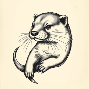 Chicano Otter Tattoo