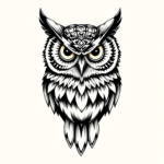 Chicano Owl Tattoo