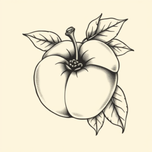 Chicano Peach Tattoo