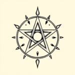 Chicano Pentagram Tattoo
