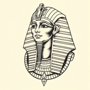 Chicano Pharaoh Tattoo