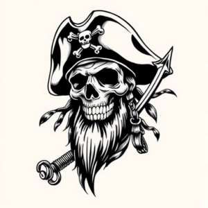 Chicano Pirate Tattoo