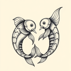 Chicano Pisces Tattoo