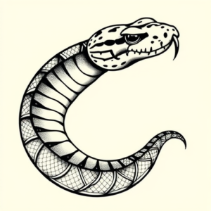Chicano Rattlesnake Tattoo