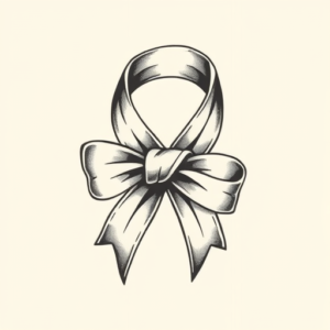 Chicano Ribbon Tattoo