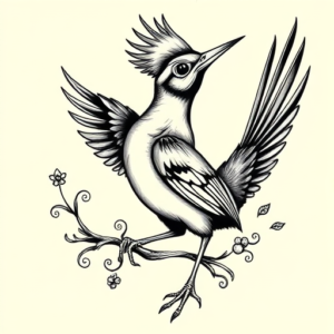 Chicano Roadrunner Tattoo