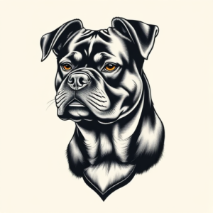 Chicano Rottweiler Tattoo