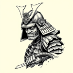 Chicano Samurai Tattoo