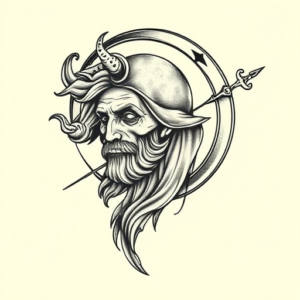 Chicano Saturn Tattoo