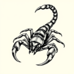 Chicano Scorpion Tattoo