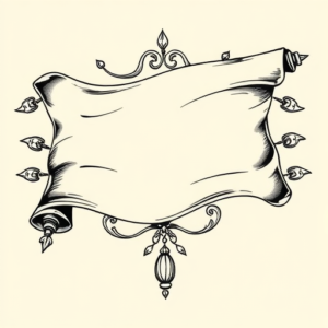 Chicano Scroll Tattoo