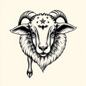 Chicano Sheep Tattoo