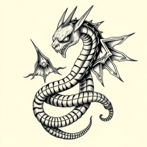 Chicano Slytherin Tattoo