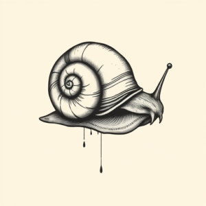 Chicano Snail Tattoo